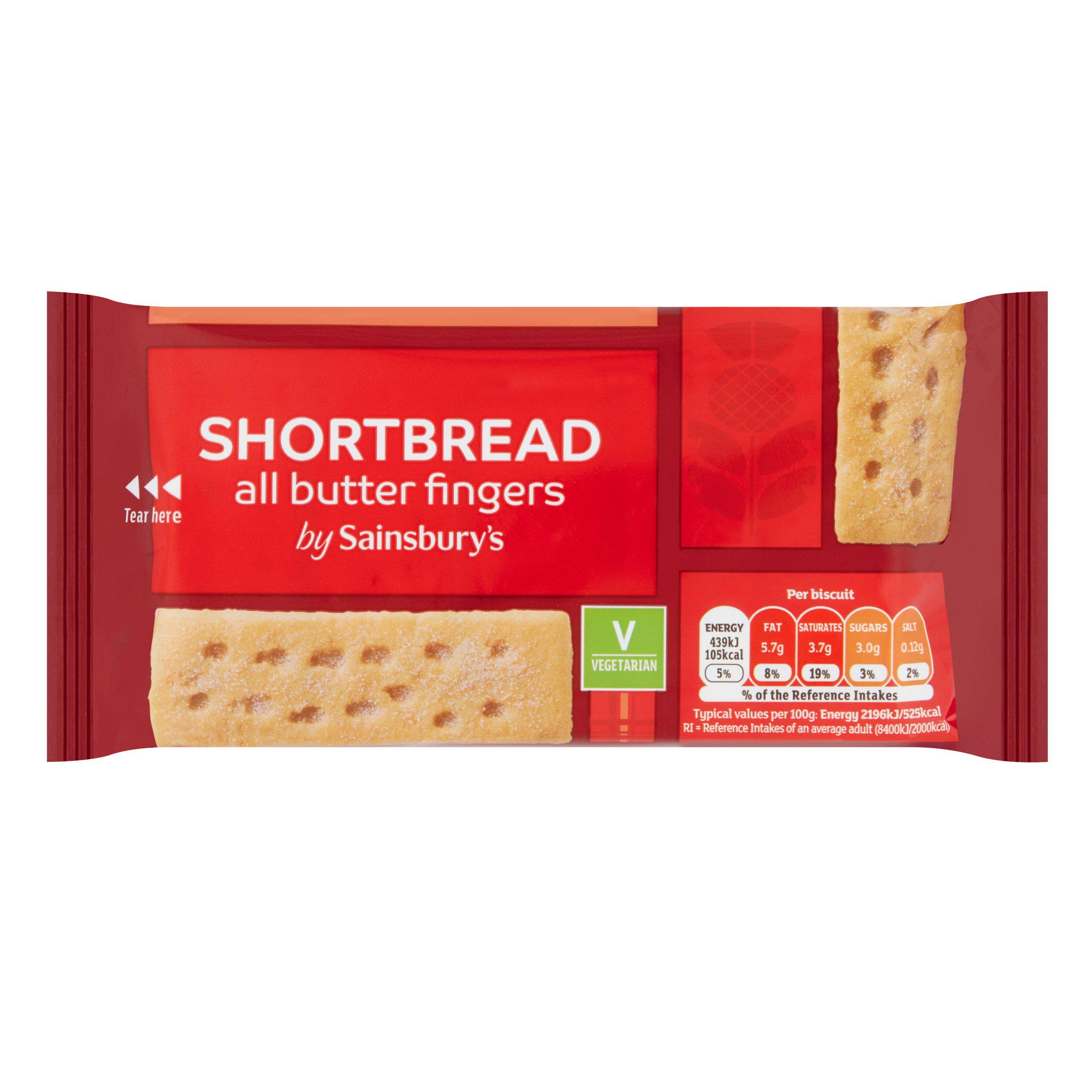 anglické máslové sušenky ALL BUTTER SHORTBREAD FINGERS 200g TRV.06/2024