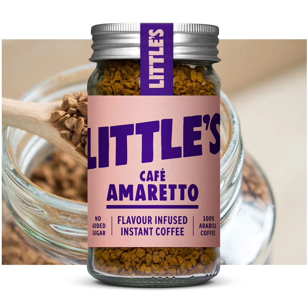 instantní káva ochucená CAFÉ AMARETTO 50g od Little's TRV.11/2024