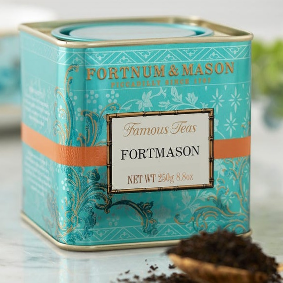 černý čaj FORTMASON sypaný 250g od Fortnum & Mason s lehce promáčknutou plechovkou