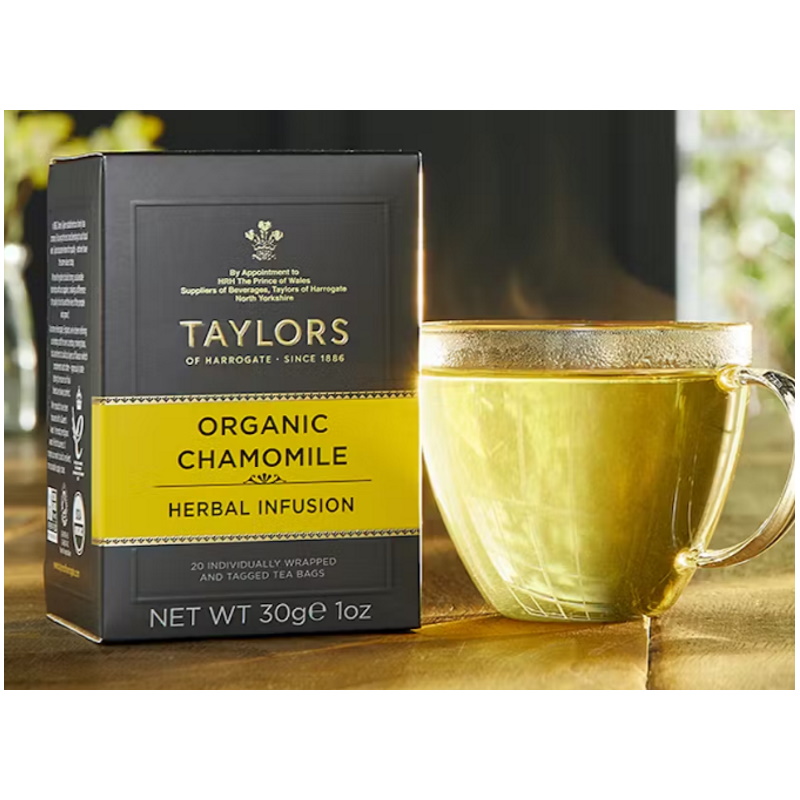 bylinný čaj HEŘMÁNKOVÝ ORGANIC 20 sáčků / 30g od Taylors of Harrogate