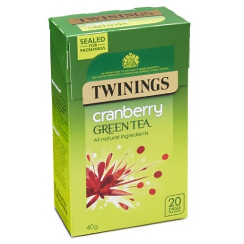 zelený čaj BRUSINKA (20 sáčků / 40g) 