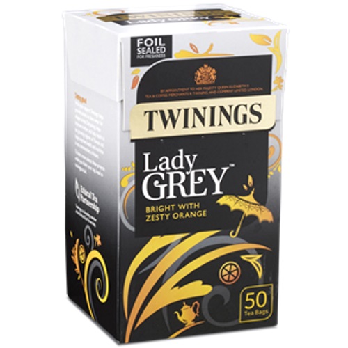 černý čaj LADY GREY (50 sáčků /125g) 