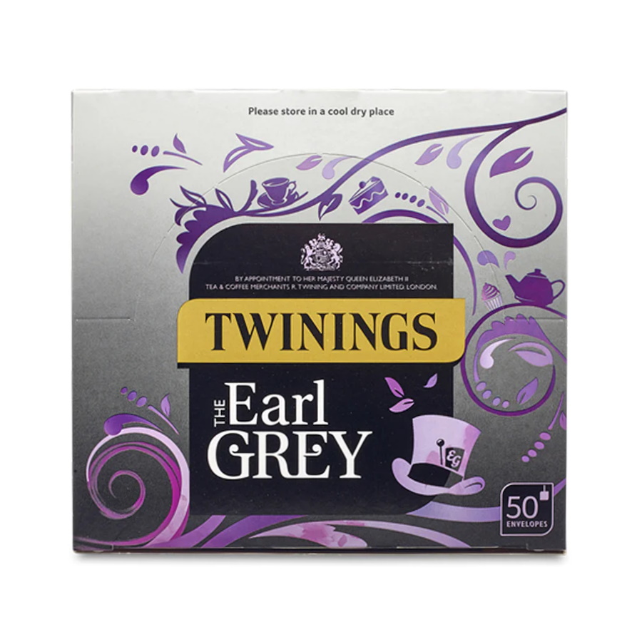 černý čaj EARL GREY (50 jednotlivě balených sáčků /100g)