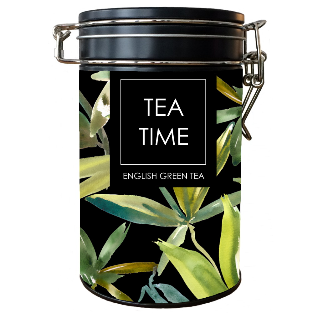 anglický zelený čaj (20 sáčků/50g) v dárkové plechovce