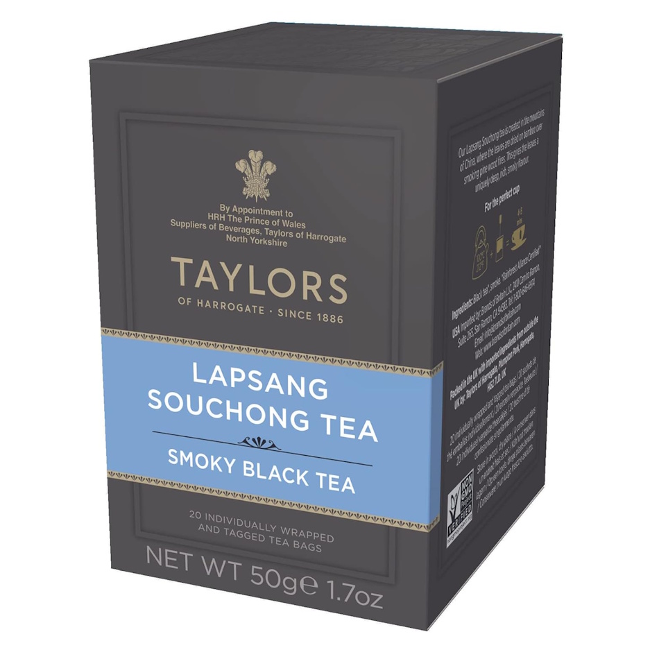 černý čaj LAPSANG SOUCHONG 20 sáčků / 50g od Taylors of Harrogate