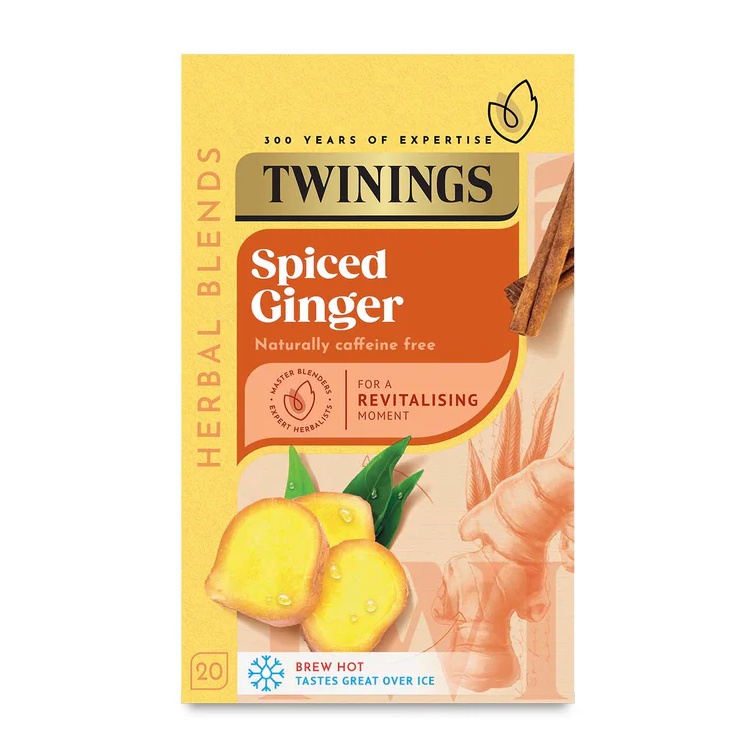 ovocný čaj KOŘENĚNÝ ZÁZVOR 20 sáčků / 35g od Twinings