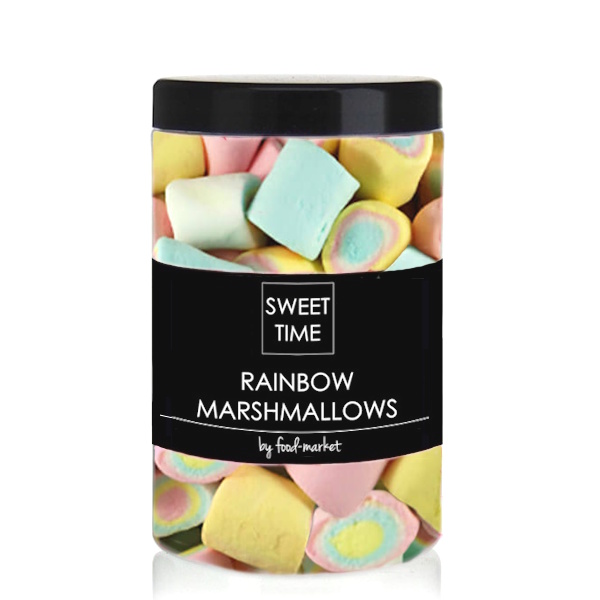 marshmallows RAINBOW 180g v dárkové dóze od food-market