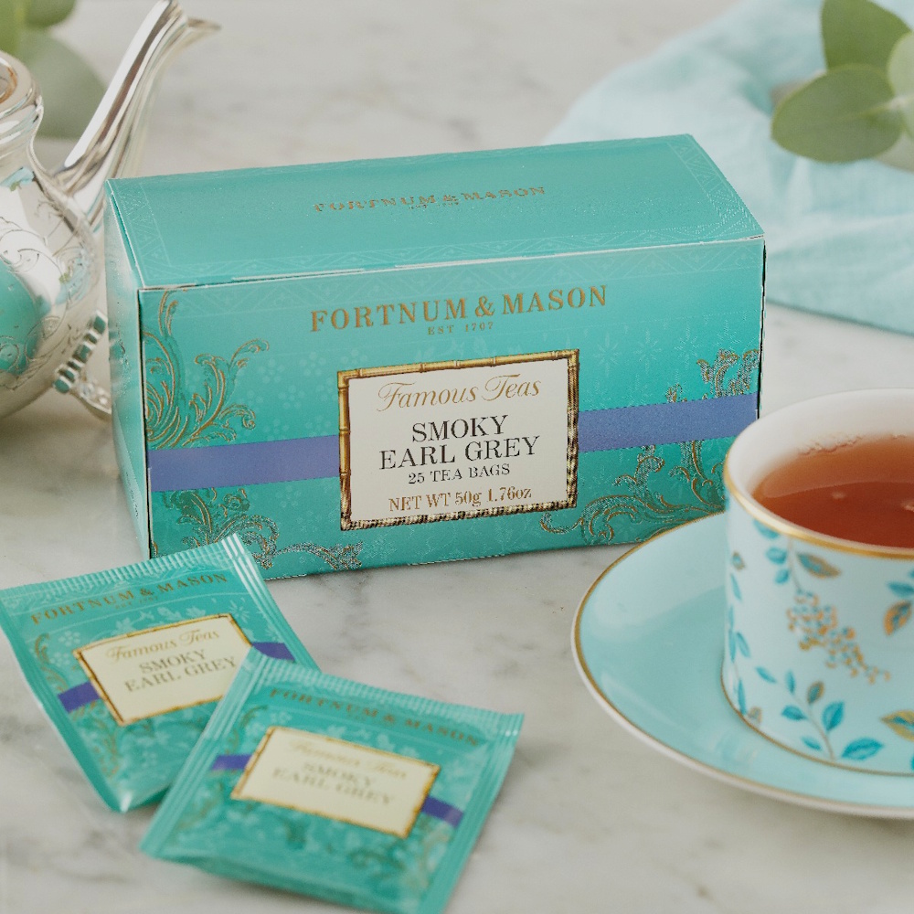 černý čaj SMOKY EARL GREY 25 sáčků / 50g od Fortnum & Mason