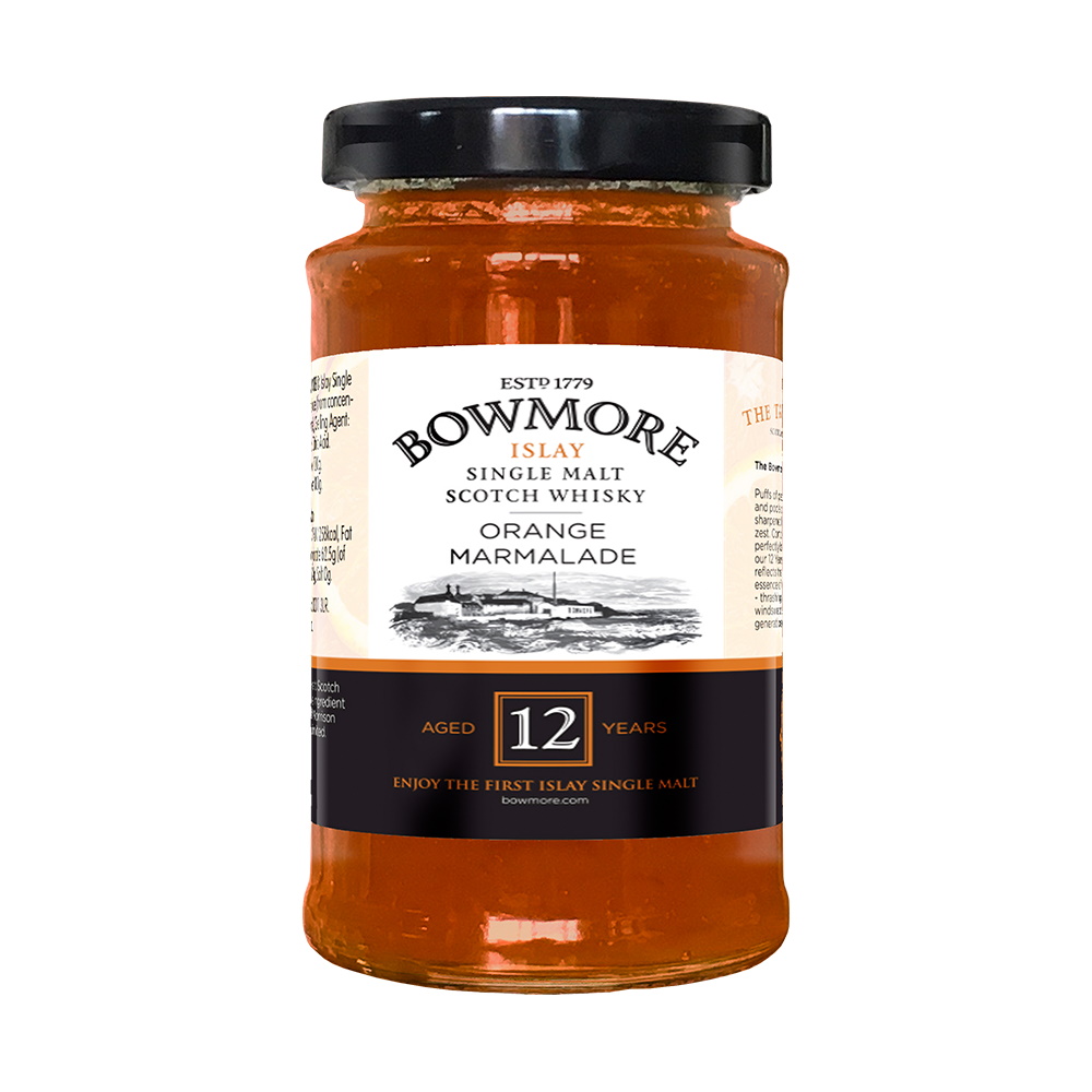 pomerančová marmeláda s 12-letou whisky BOWMORE 235g