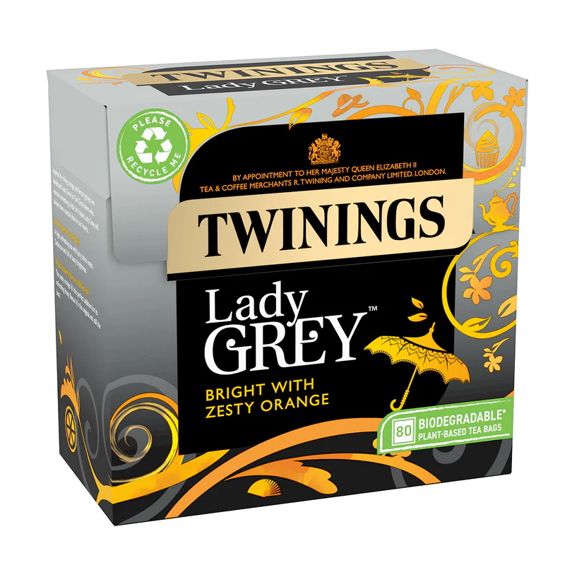 černý čaj LADY GREY (80 sáčků /200g)