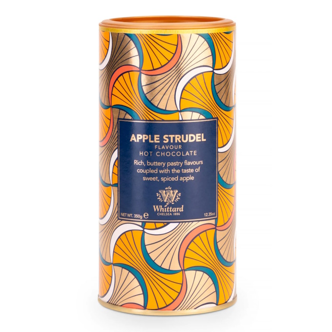 bílá horká čokoláda JABLEČNÝ ŠTRŮDL 350g od Whittard of Chelsea