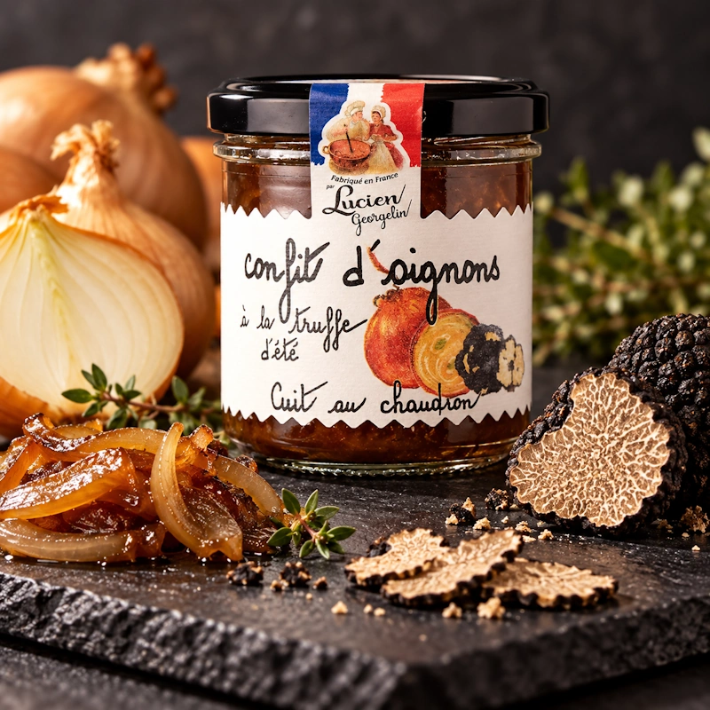 confit cibulový s lanýžem 150g od Lucien Georgelin