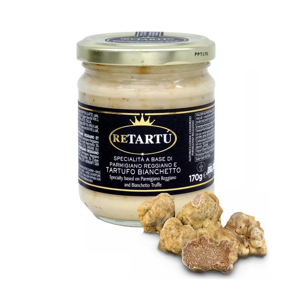 omáčka s drahocenným bílým lanýžem a sýrem Parmigiano Reggiano 170g od Giuliano Tartufi