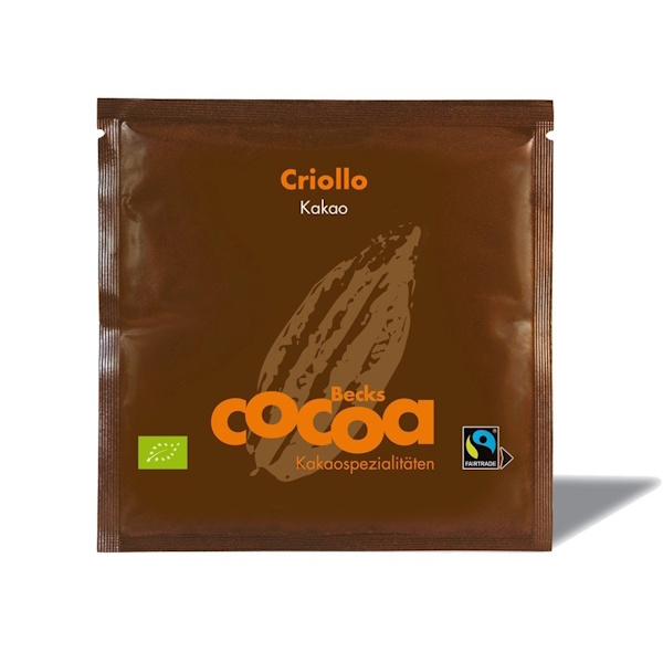 horká čokoláda BIO 100% 20g od Becks Cocoa
