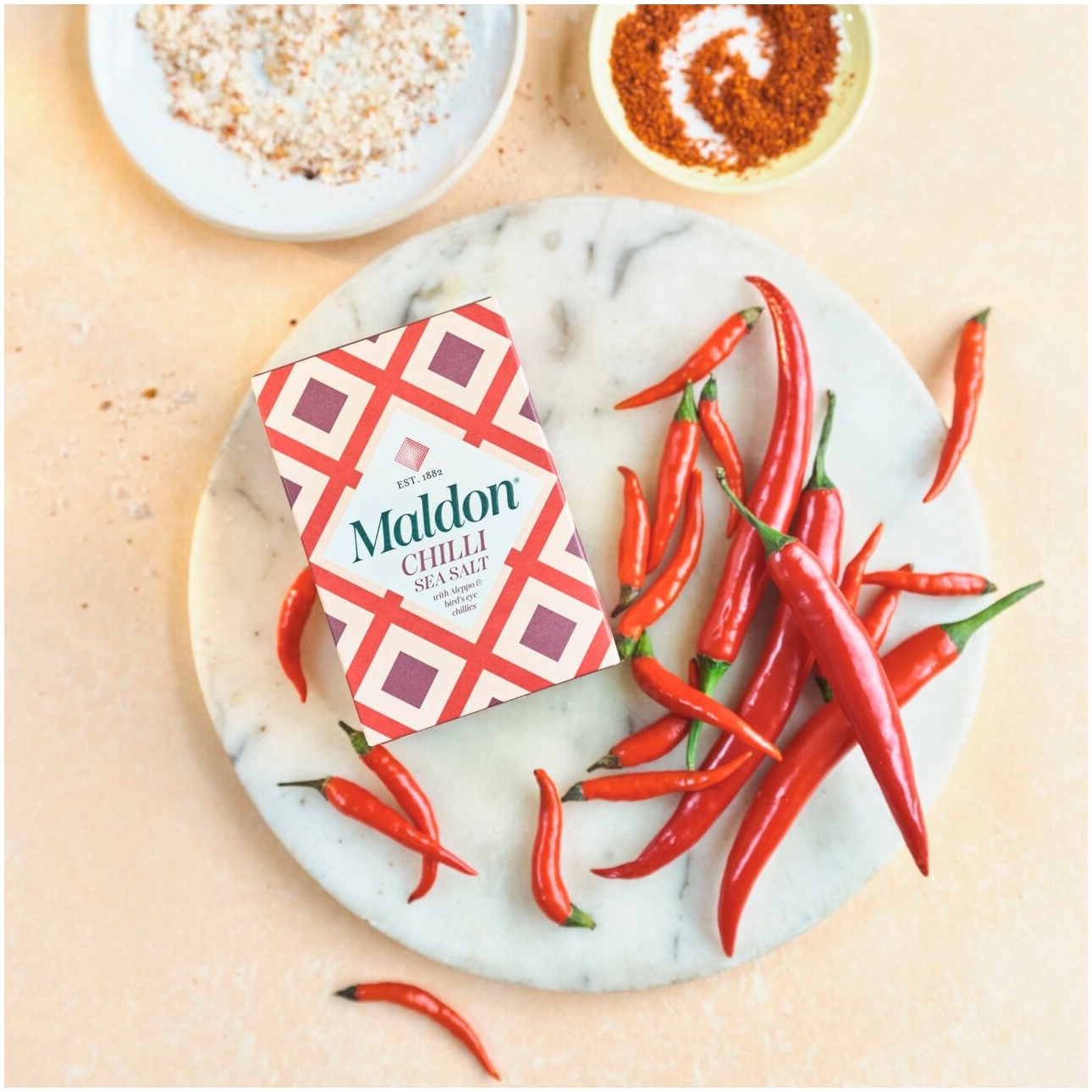 sůl vločková mořská CHILLI 100g od Maldon