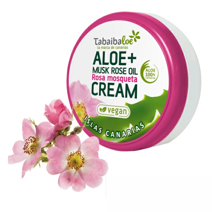 aloe vera pleťový krém S OLEJEM Z ŠÍPKOVÉ RŮŽE 50ml od Tabaibaloe