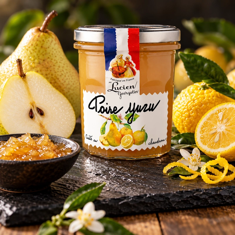 EXTRA džem hruška a yuzu 320g od Lucien Georgelin