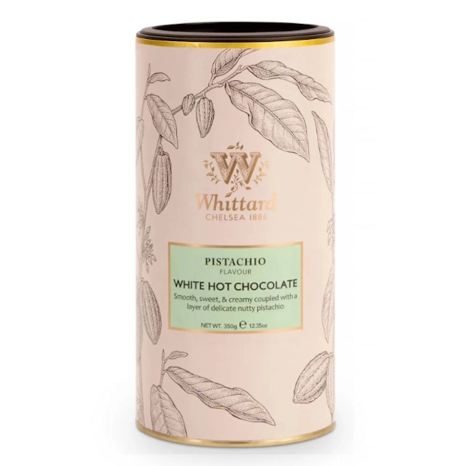 bílá horká čokoláda PISTÁCIE 350g od Whittard of Chelsea