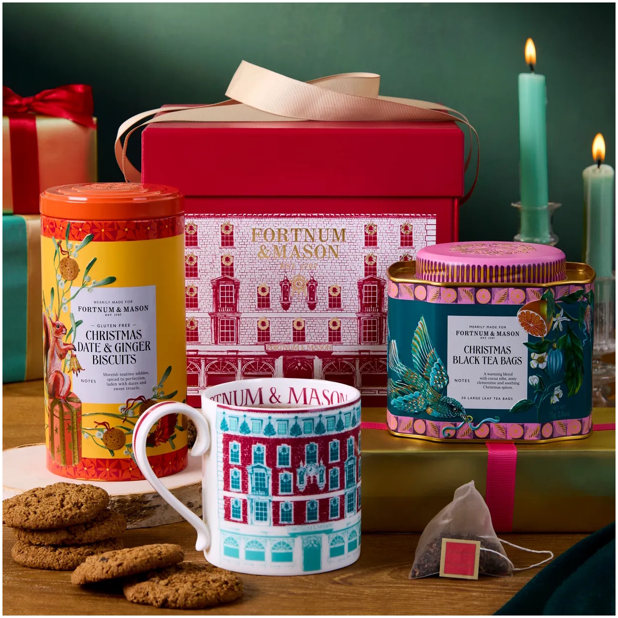 luxusní dárkový box FESTIVI-TEA od Fortnum & Mason luxusní dárkový box FESTIVI-TEA od Fortnum & Mason
