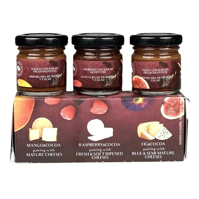 dárková sada ovocno-kakaových confitů k sýrům 3x43g od Can Bech