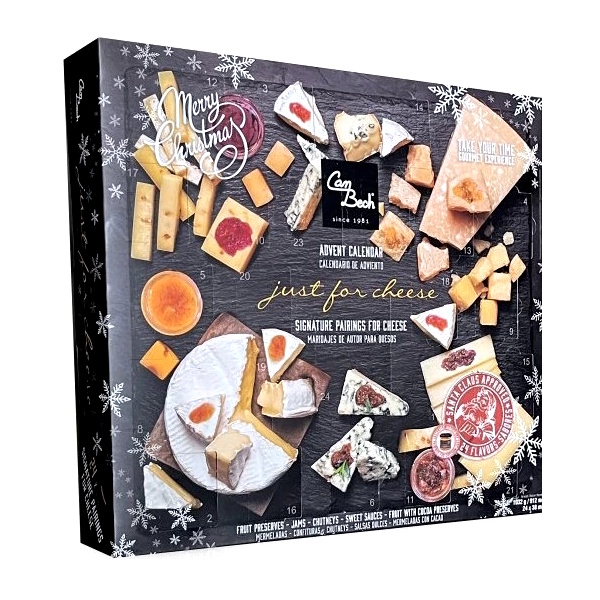adventní kalendář s delikatesami  k sýrům od Can Bech