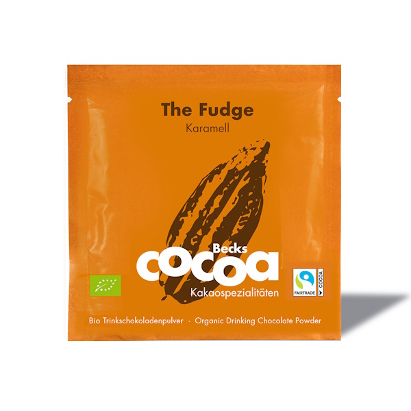 horká čokoláda BIO s karamelem 25g od Becks Cocoa