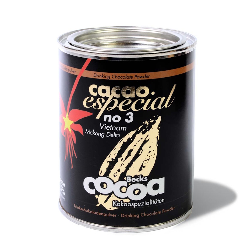 horká čokoláda BIO Especial No.3 Vietnam 250g od Becks Cocoa