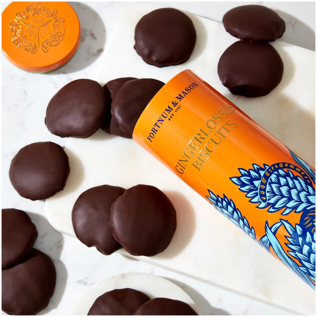 sušenky GINGERLOSSUS 600g  dárková plechovka od Fortnum & Mason