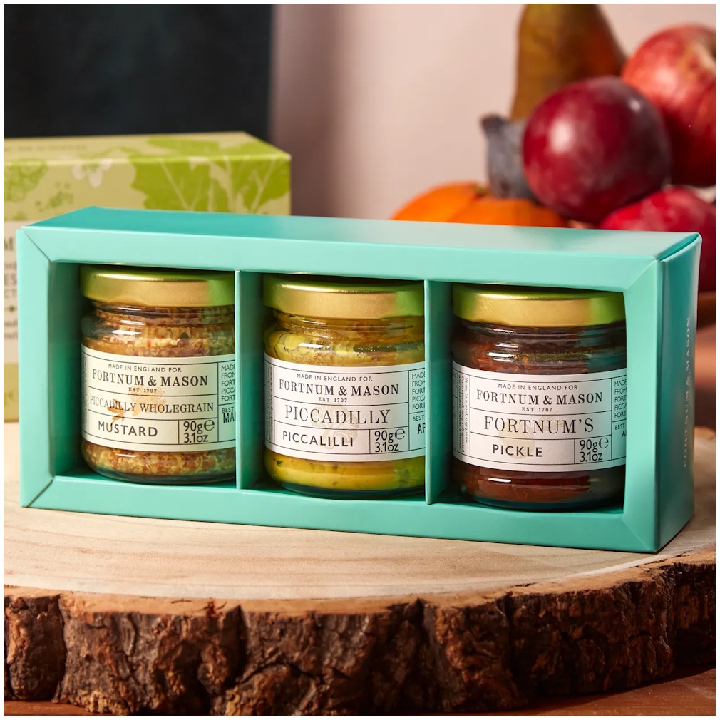 dárková kolekce DELIKATES PANTRY ESSENTIALS 3x90g od Fortnum & Mason