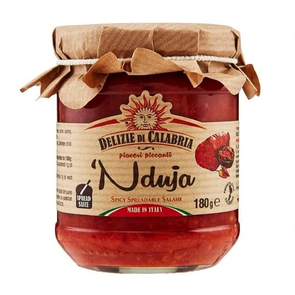 NDUJA pikantní pomazánka z kalábrijského salámu 180g od Delizie di Calabria