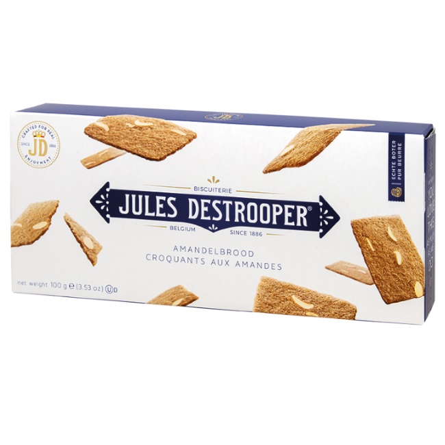 sušenky s mandlovými lupínky 100g od Jules Destrooper