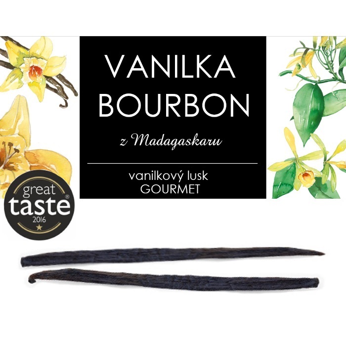 vanilkový lusk Bourbon 14-16cm Madagaskar (2ks)