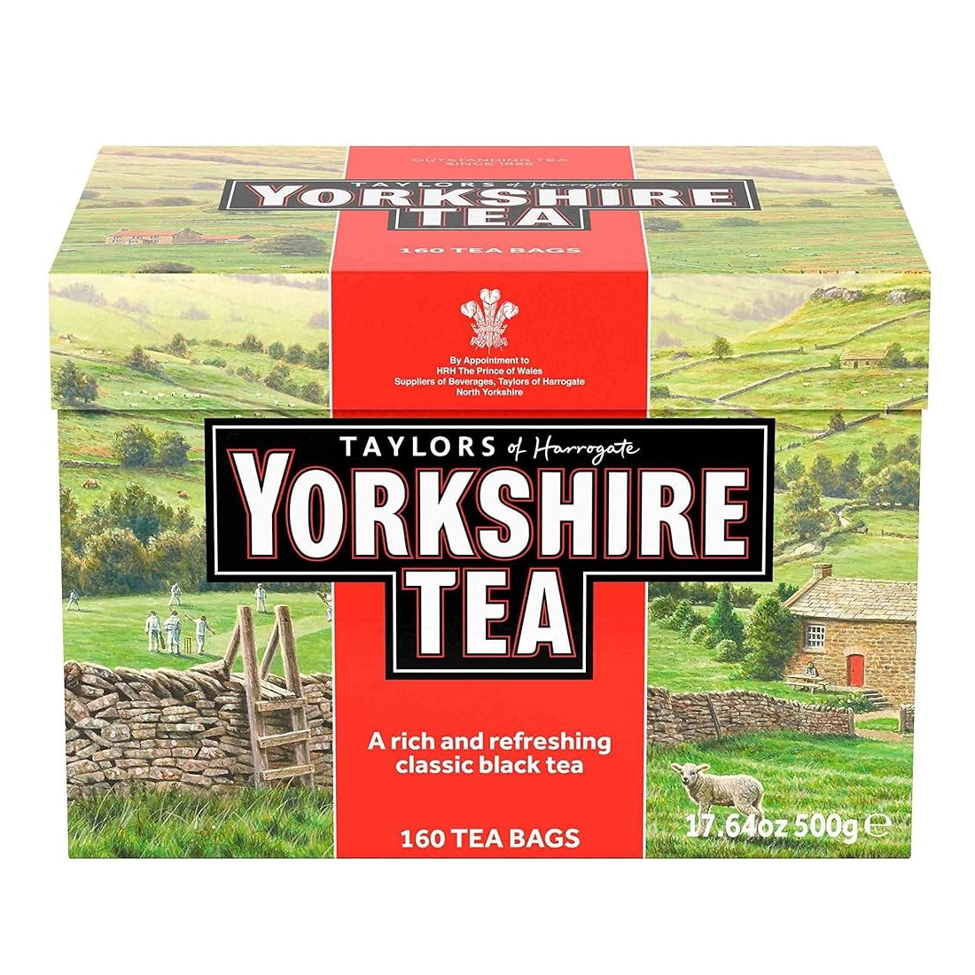 černý čaj YORKSHIRE TEA 160 sáčků 