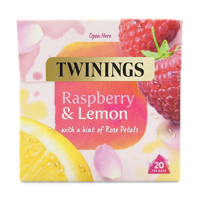 ovocný čaj MALINA, CITRÓN A RŮŽE 20 sáčků / 40g od Twinings