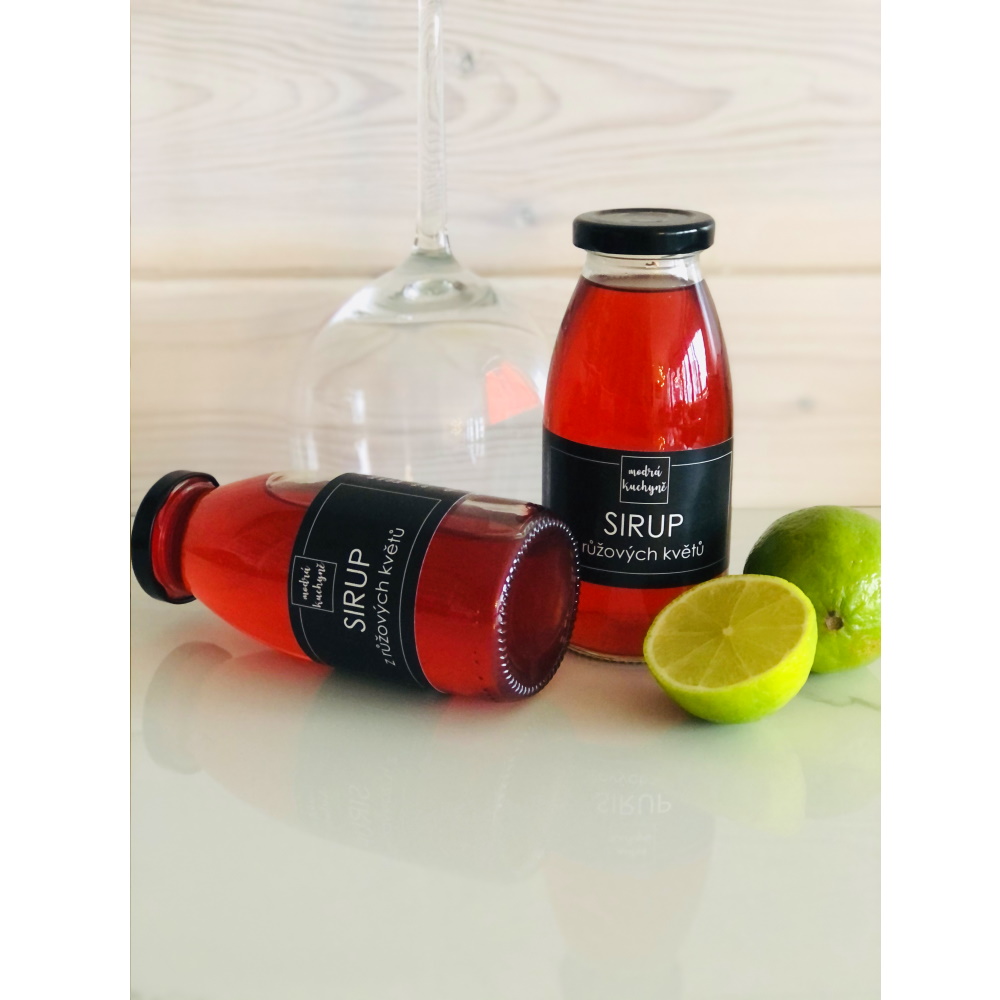 sirup růžový 250ml z Modré Kuchyně