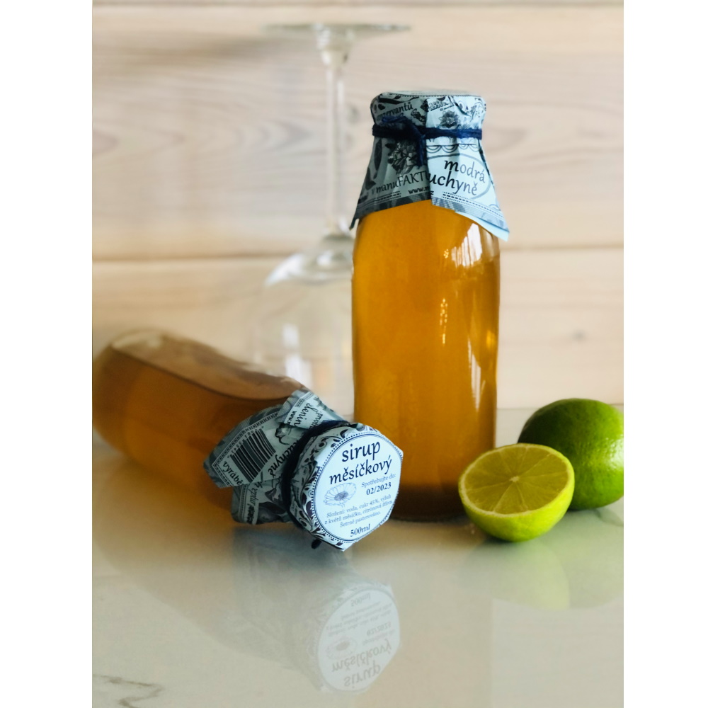 sirup měsíčkový 500ml z Modré Kuchyně