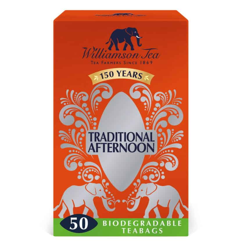 černý čaj traditional afternoon  50 sáčků/125g od Williamson Tea