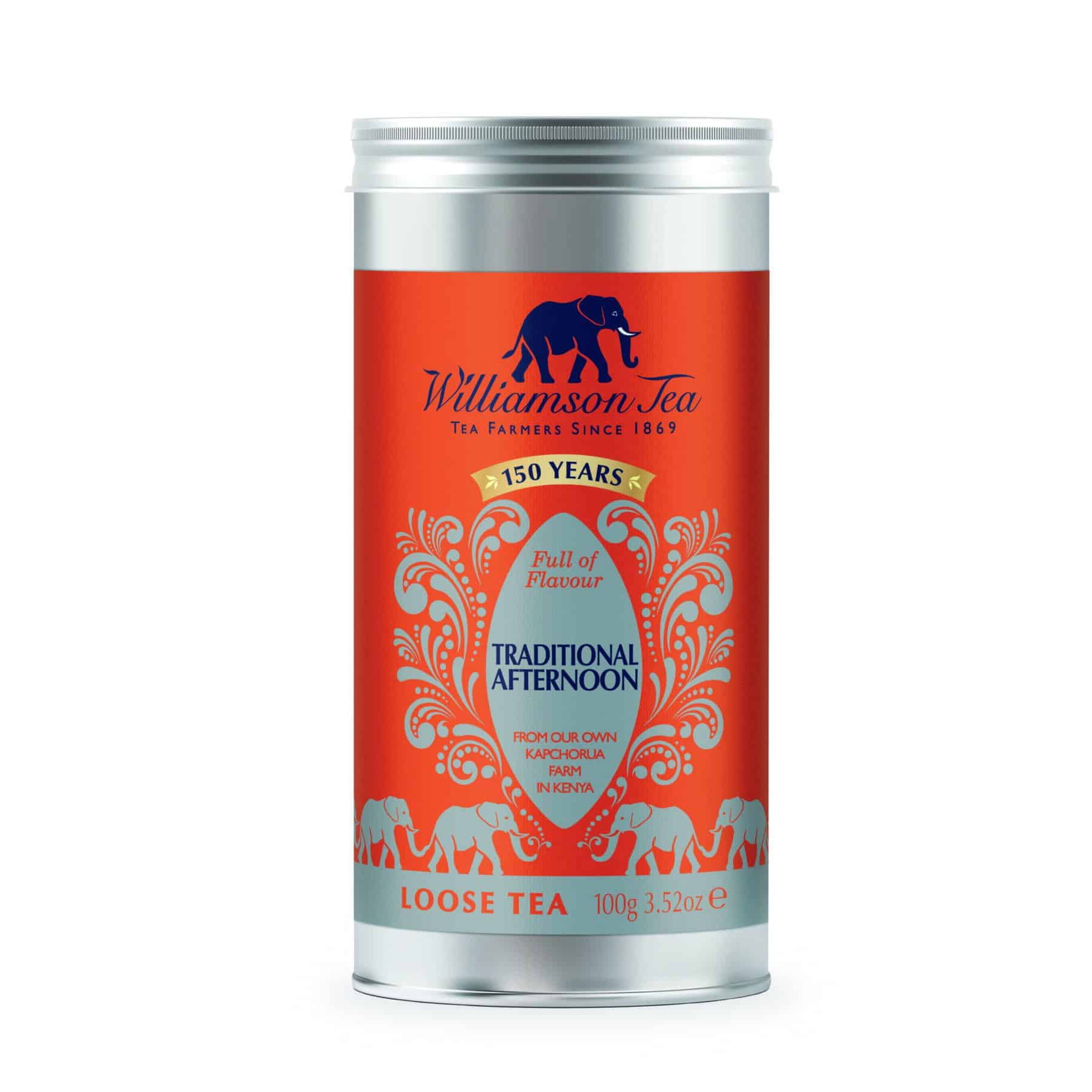 černý čaj traditional afternoon sypaný 100g plechovka od Williamson Tea