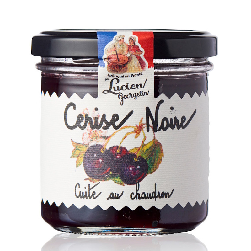 confit k sýrům z černých třešní 155g od Lucien Georgelin