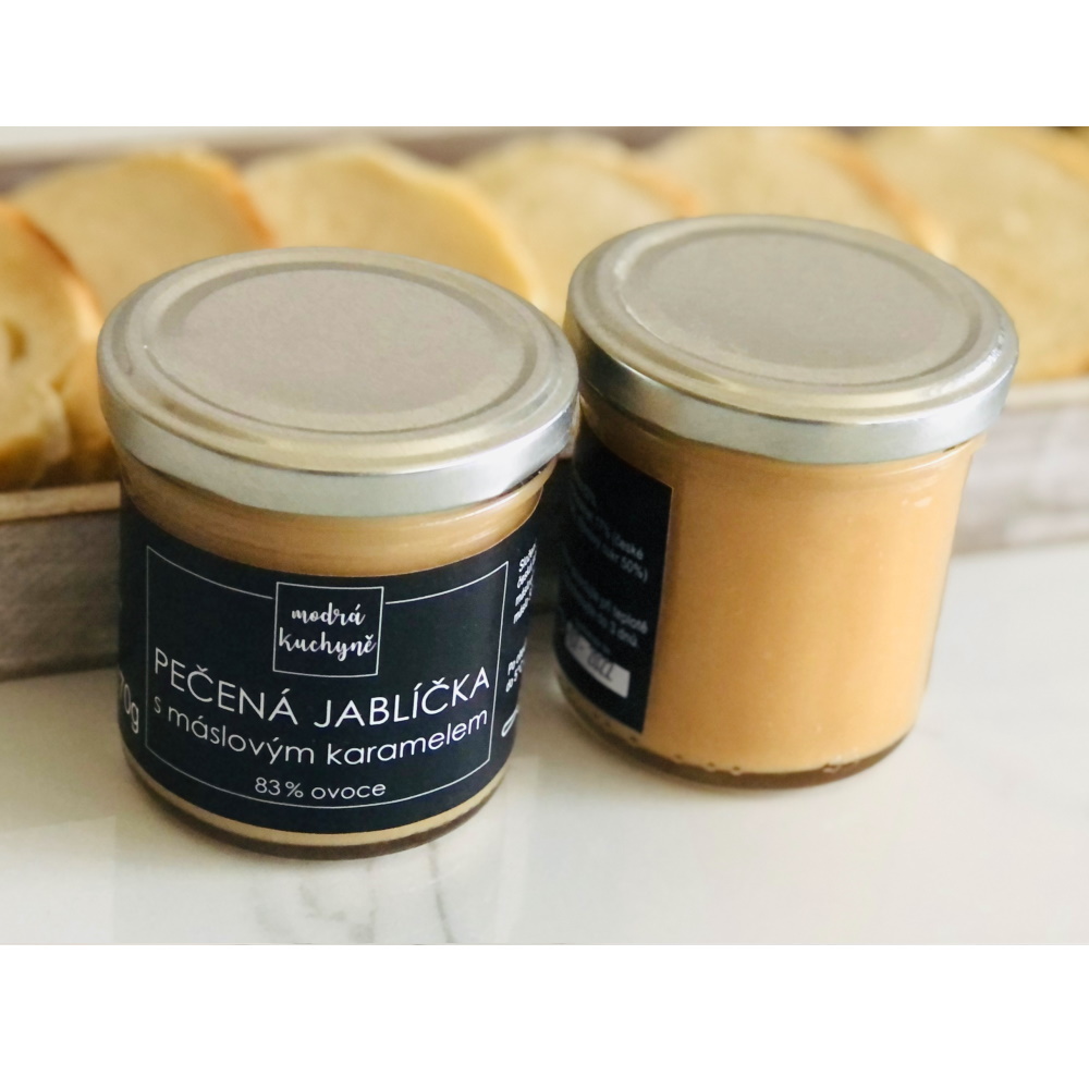 pečená jablíčka s máslovým karamelem 170g z Modré Kuchyně