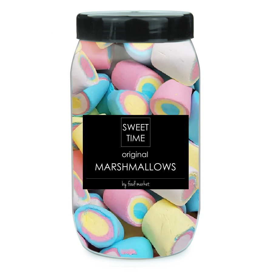 marshmallows duhové 200g v dárkové dóze