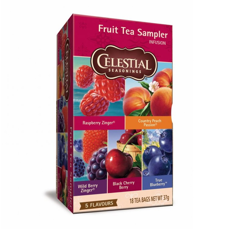 ovocný čaj MIX 5 DRUHŮ 18 sáčků od Celestial