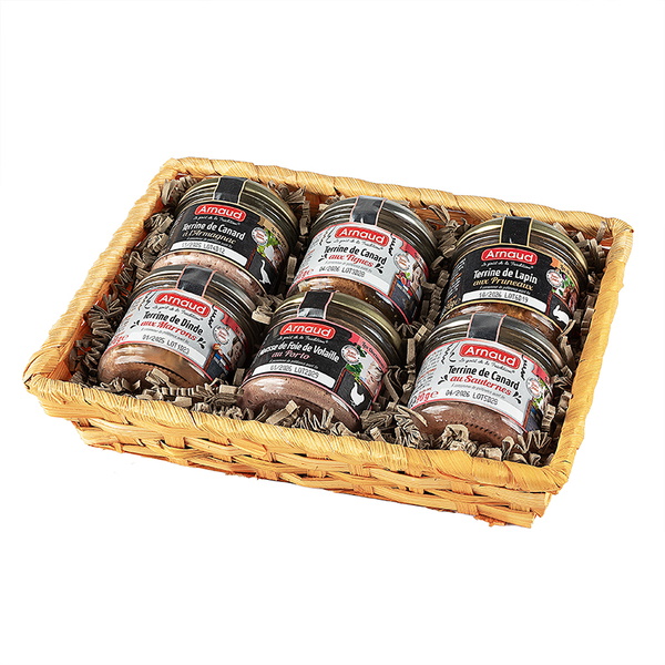 Coffret de 6 terrines (6x90g)