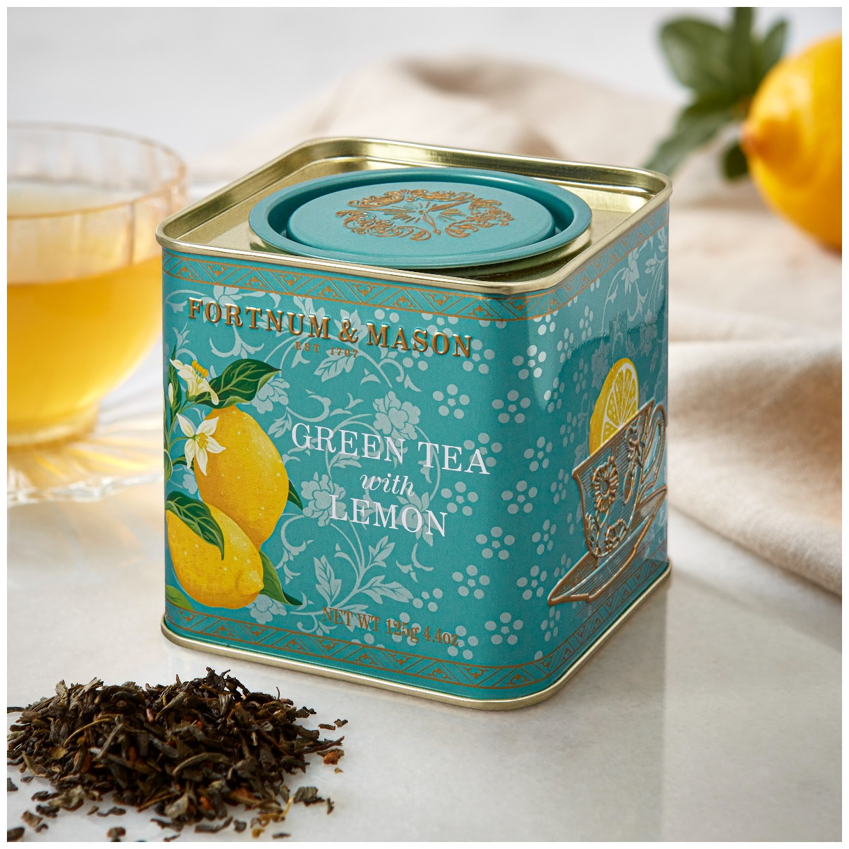 zelený čaj S CITRÓNEM sypaný 125g od Fortnum & Mason