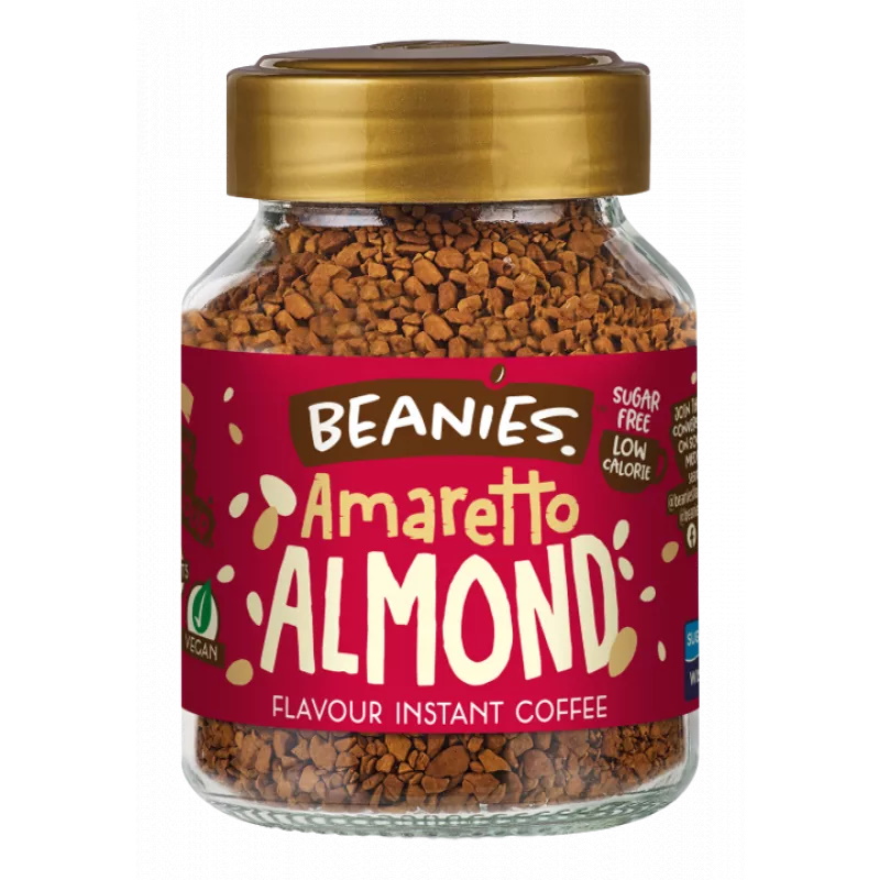 ochucená instantní káva AMARETTO ALMOND 50g od Beanies