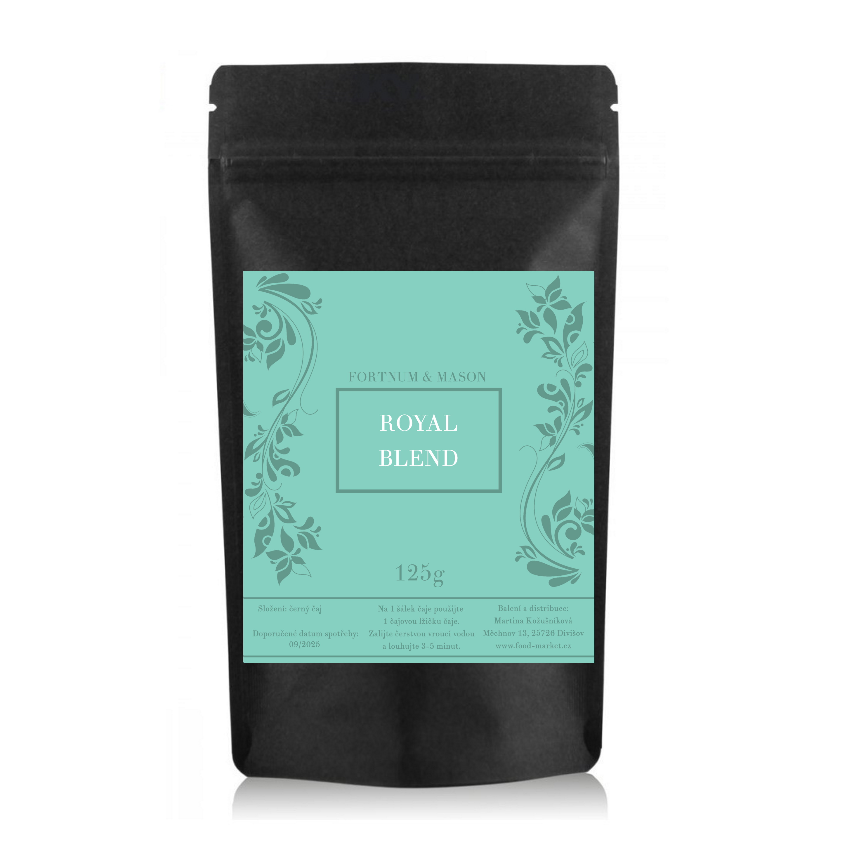 černý čaj ROYAL BLEND sypaný 125g (sáček) od Fortnum & Mason