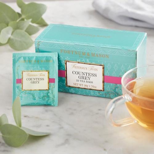 černý čaj COUNTESS GREY 25 sáčků / 50g od Fortnum & Mason