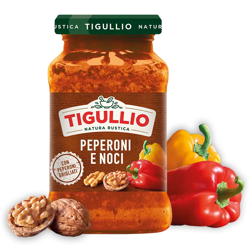 pesto papriky a vlašské ořechy 185g od Tigullio