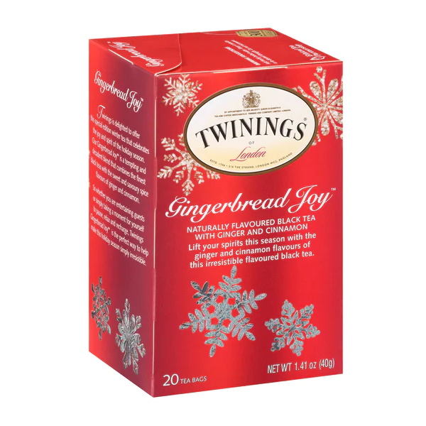 černý čaj GINGERBREAD JOY 20 sáčků / 40g od Twinings