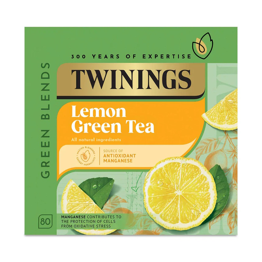 zelený čaj S CITRÓNEM 80 sáčků / 160g od Twinings